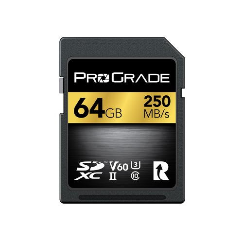 [ProGrade] SDXC V60 250MB/s 64GB / 128GB  / 256GB