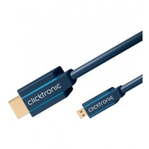 [Clicktronic] HDMI to Micro HDMI cable with Ethernet