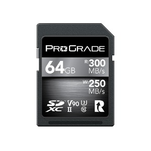 [ProGrade] SDXC UHS-II V90 300R 64GB / 128GB / 256GB
